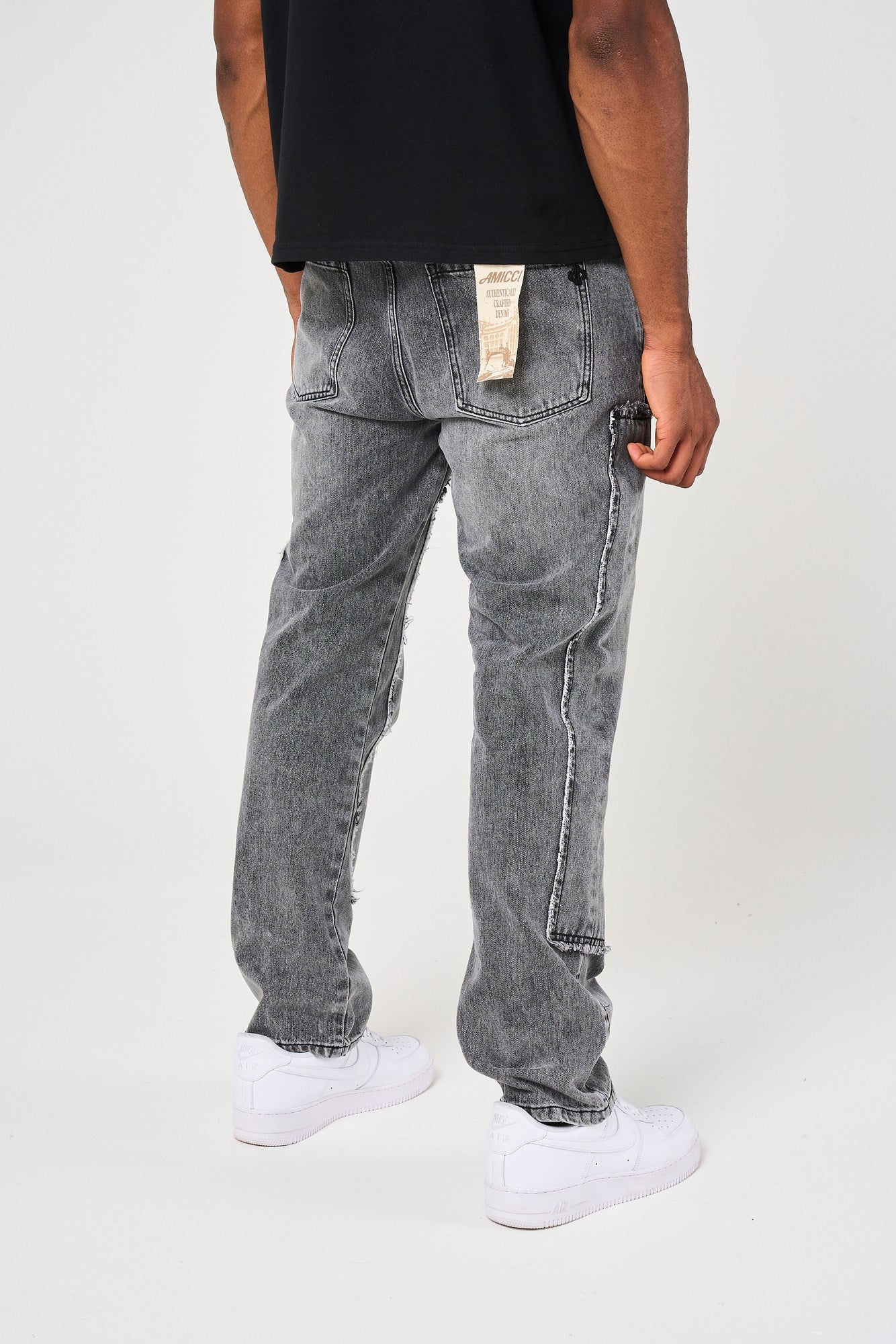 Hernan Grey Carpenter Jean – Amicci