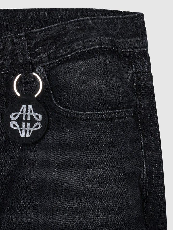 Sienna gewaschene schwarze Denim