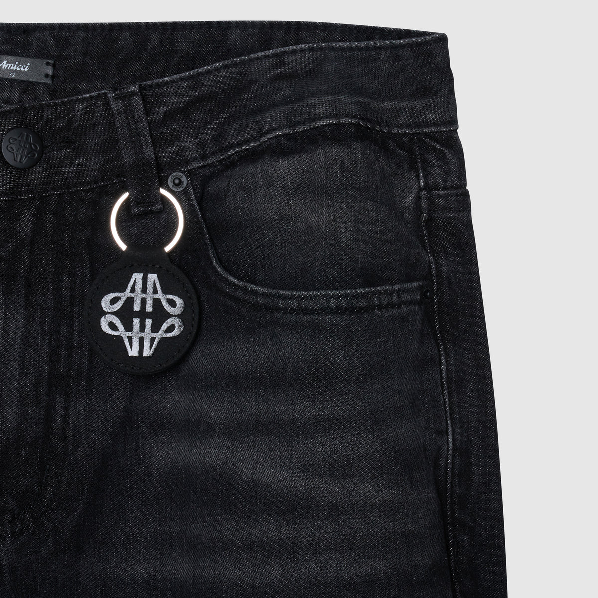 Sienna gewaschene schwarze Denim