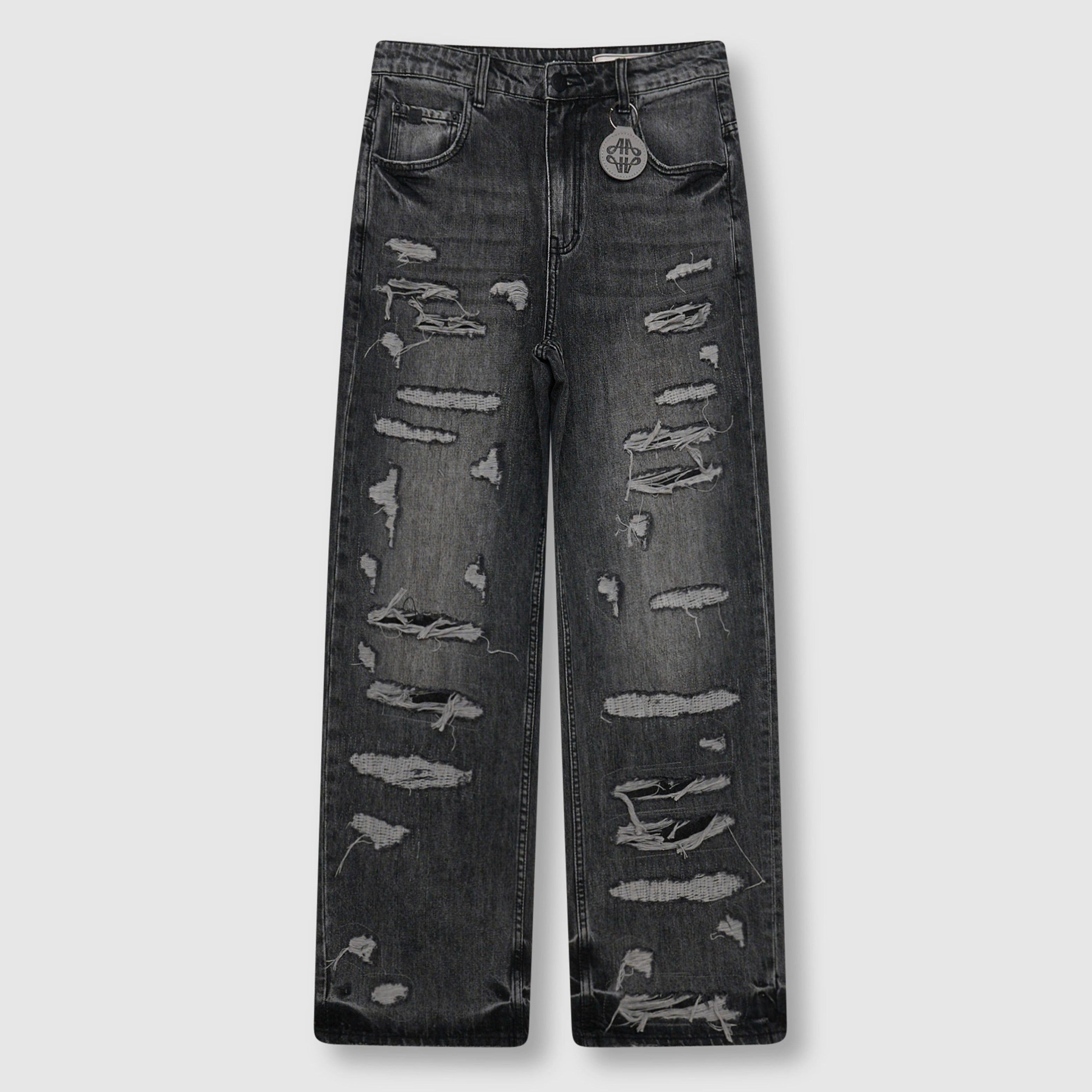 Manuel Grey Gescheurde Jeans