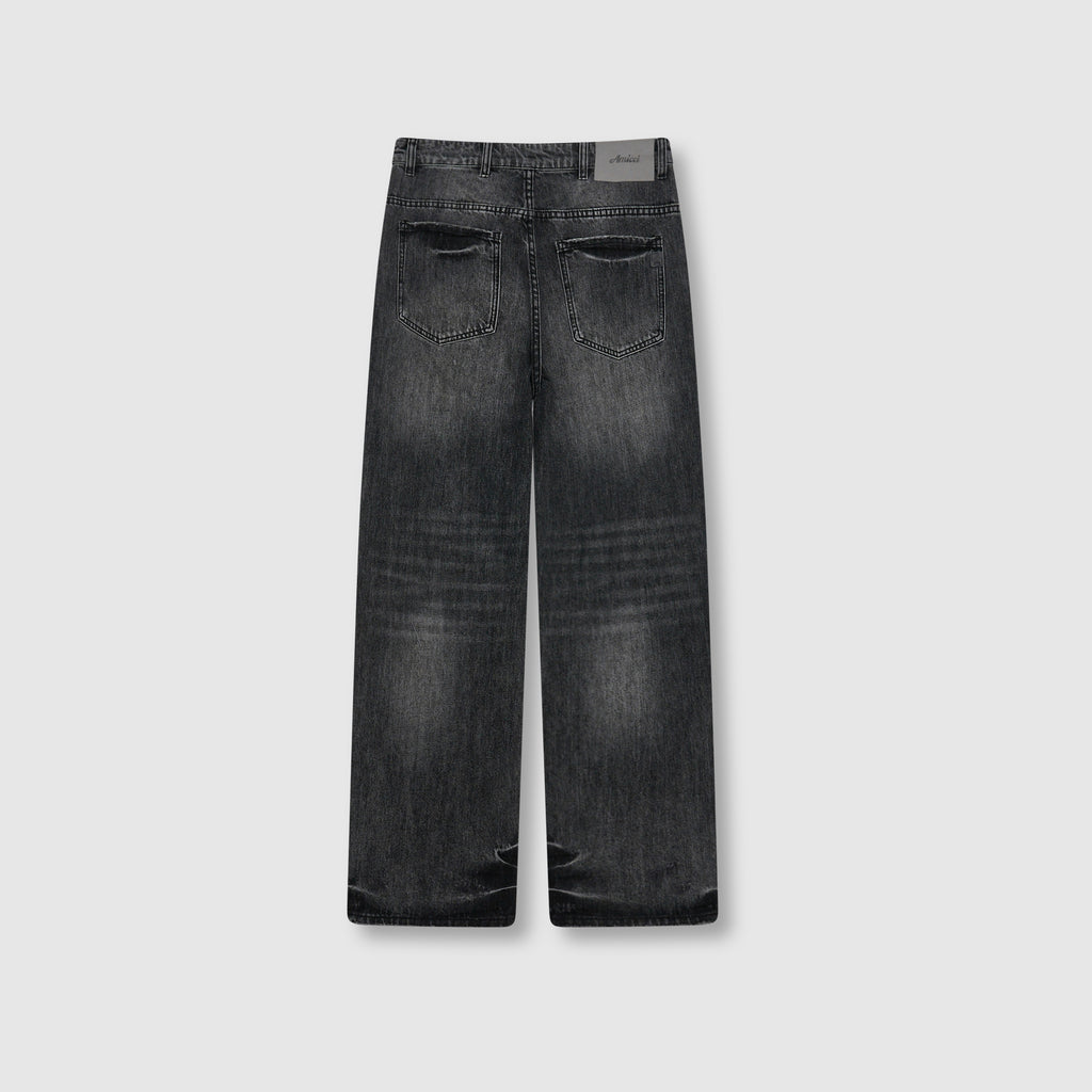Manuel Grey Gescheurde Jeans