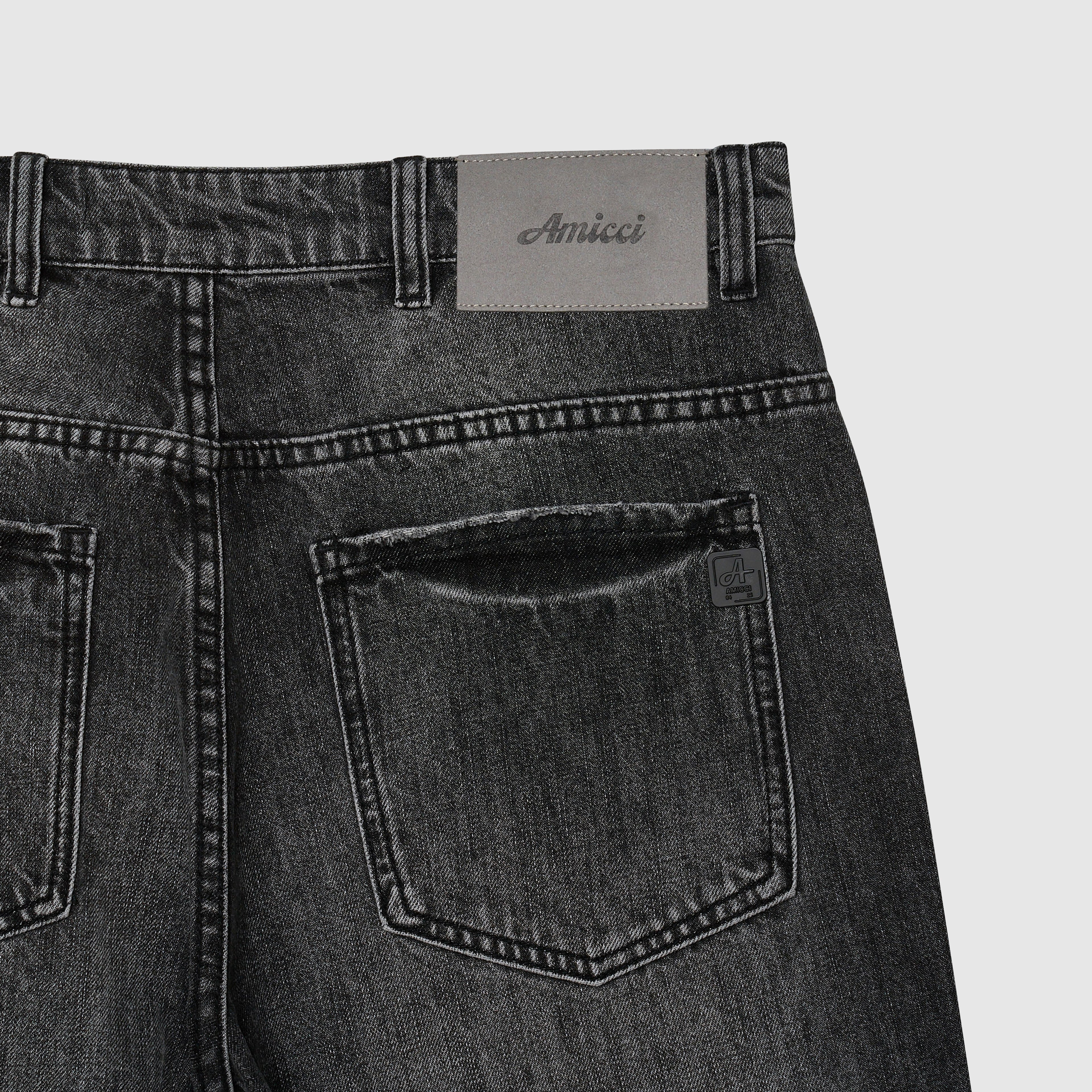 Manuel Grey Gescheurde Jeans