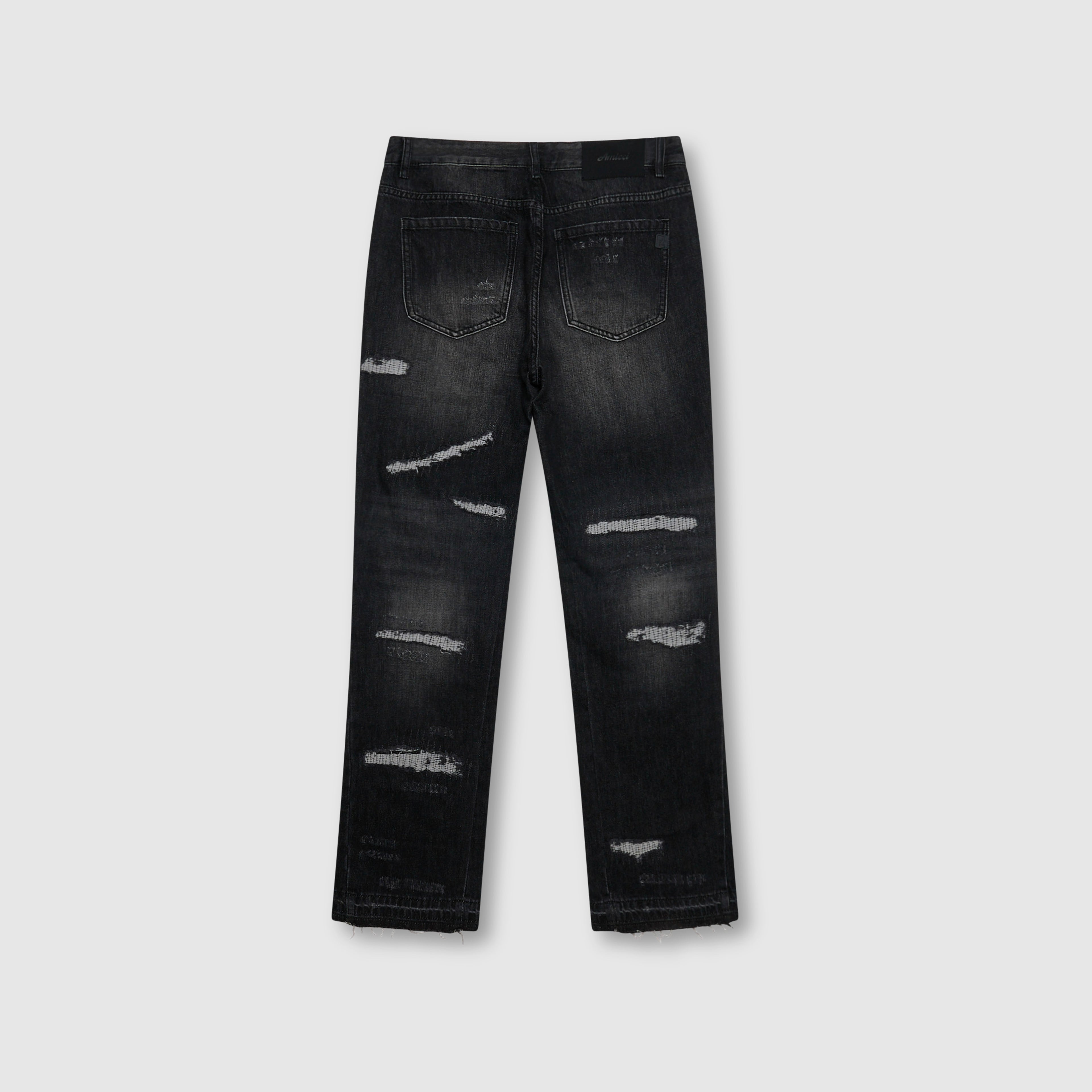 Trivoni Schwarze Flare-Jeans