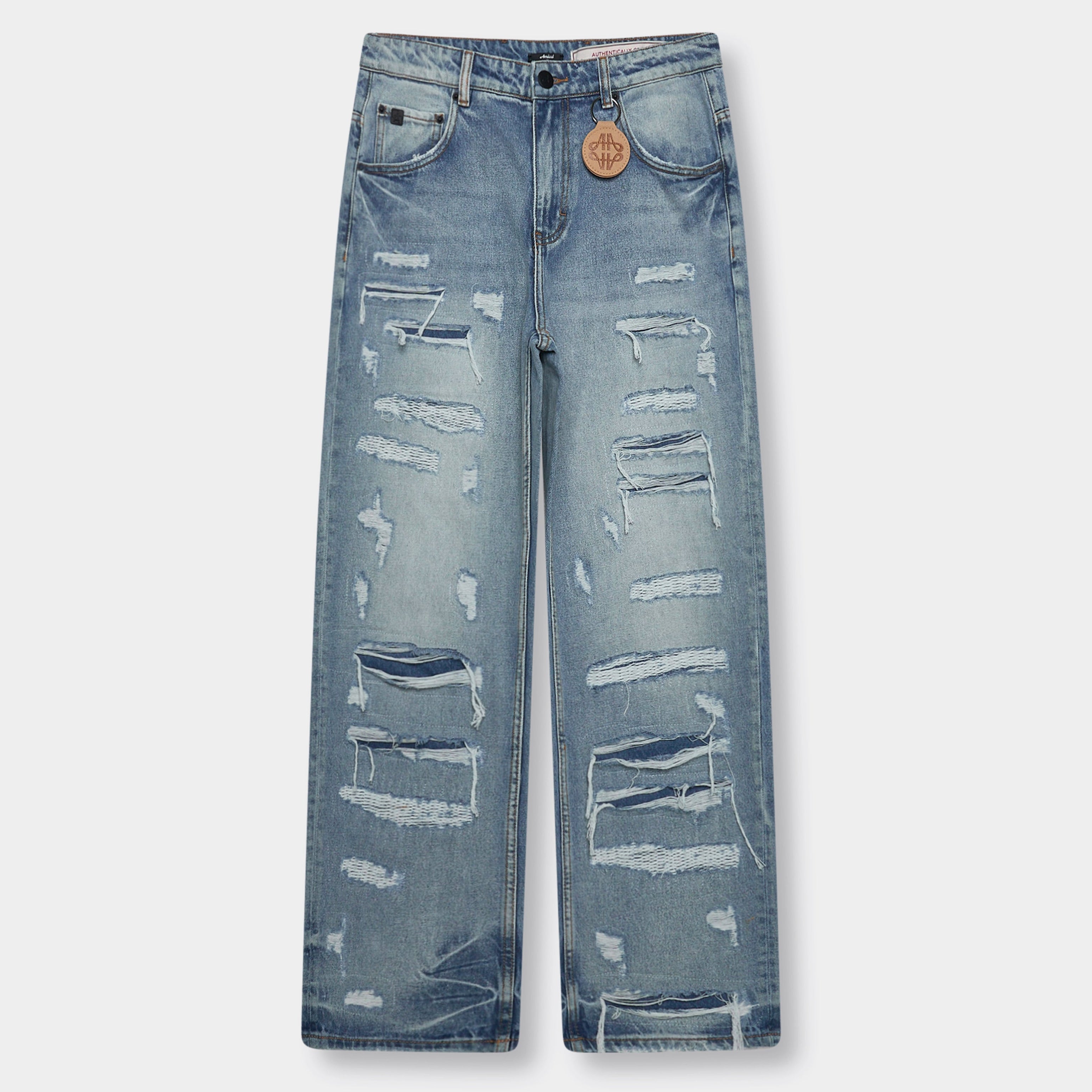 Manuel Hellblaue Ripped Jeans