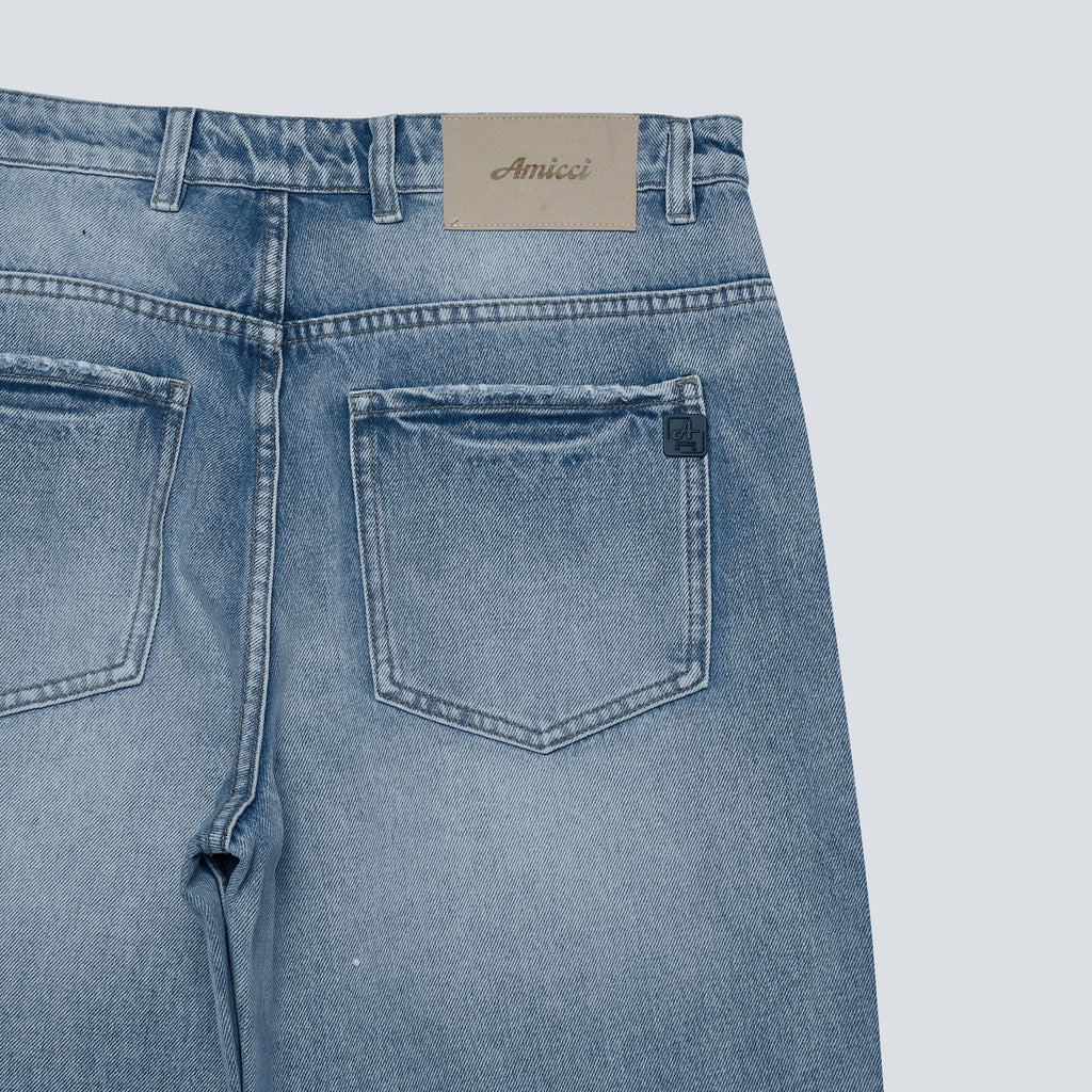 Manuel Hellblaue Ripped Jeans