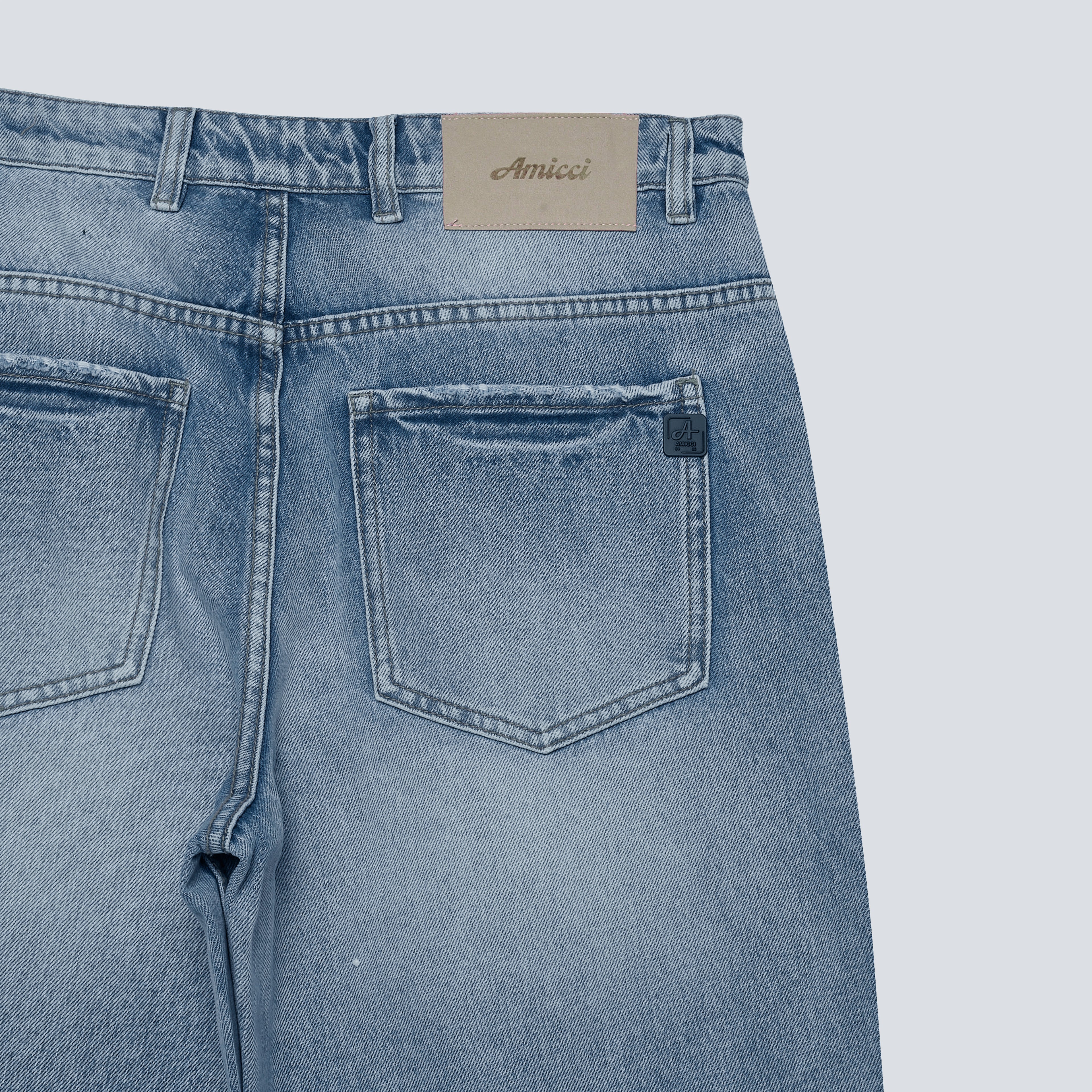 Manuel Hellblaue Ripped Jeans