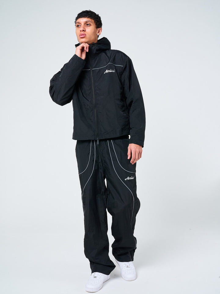 Carson Black Shell Pant