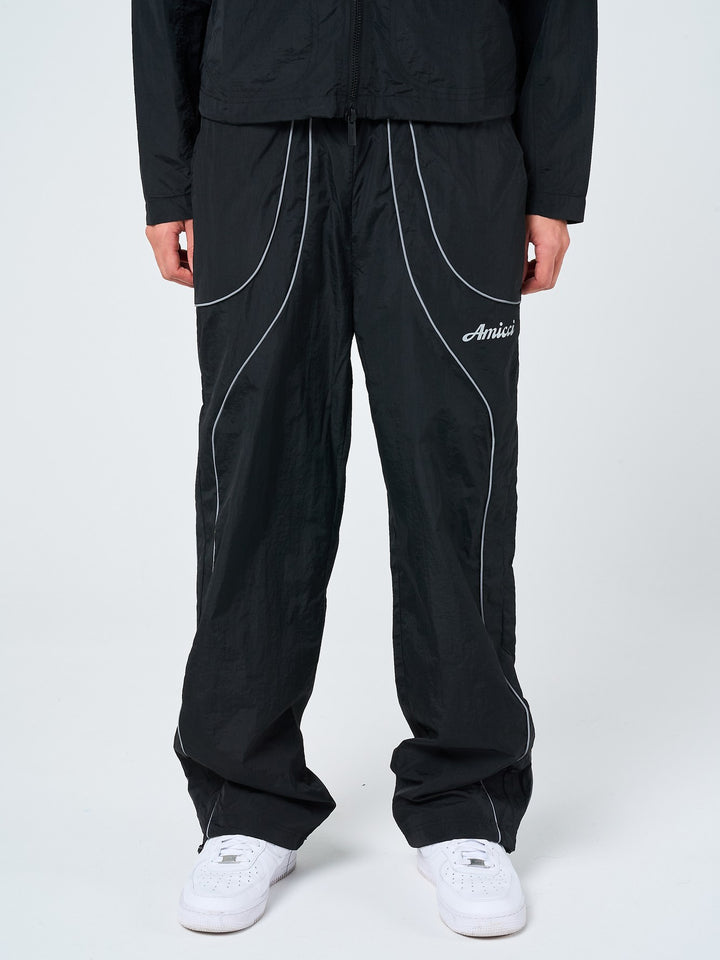 Carson Black Shell Pant