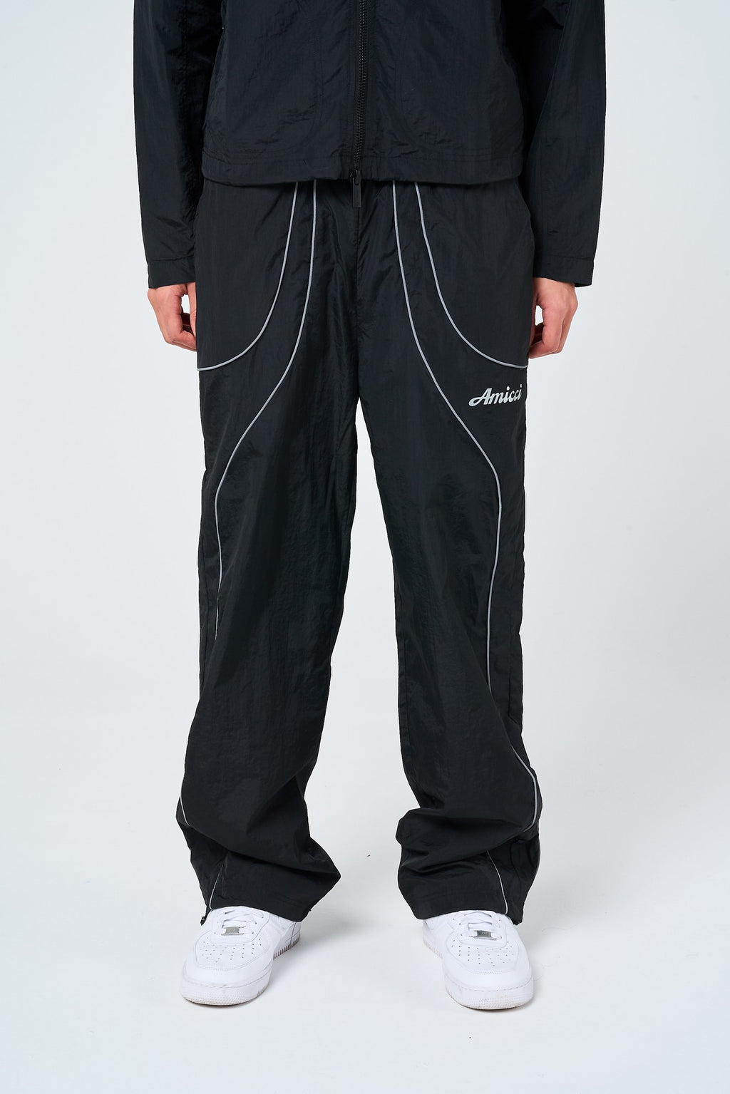 Carson Black Shell Pant