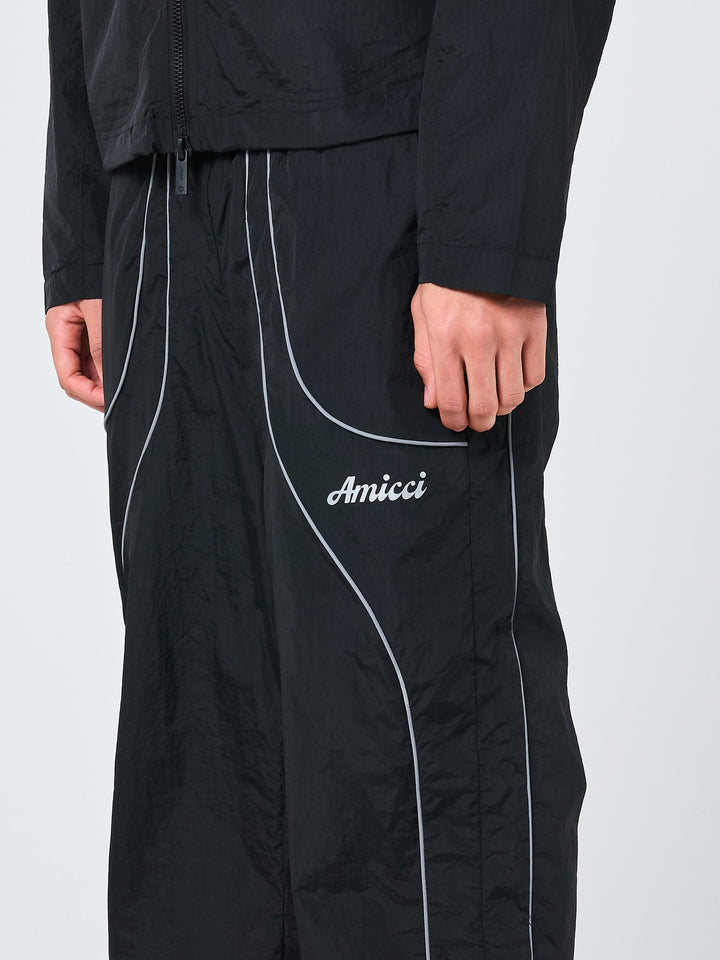 Carson Black Shell Pant
