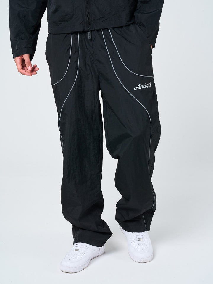 Carson Black Shell Pant