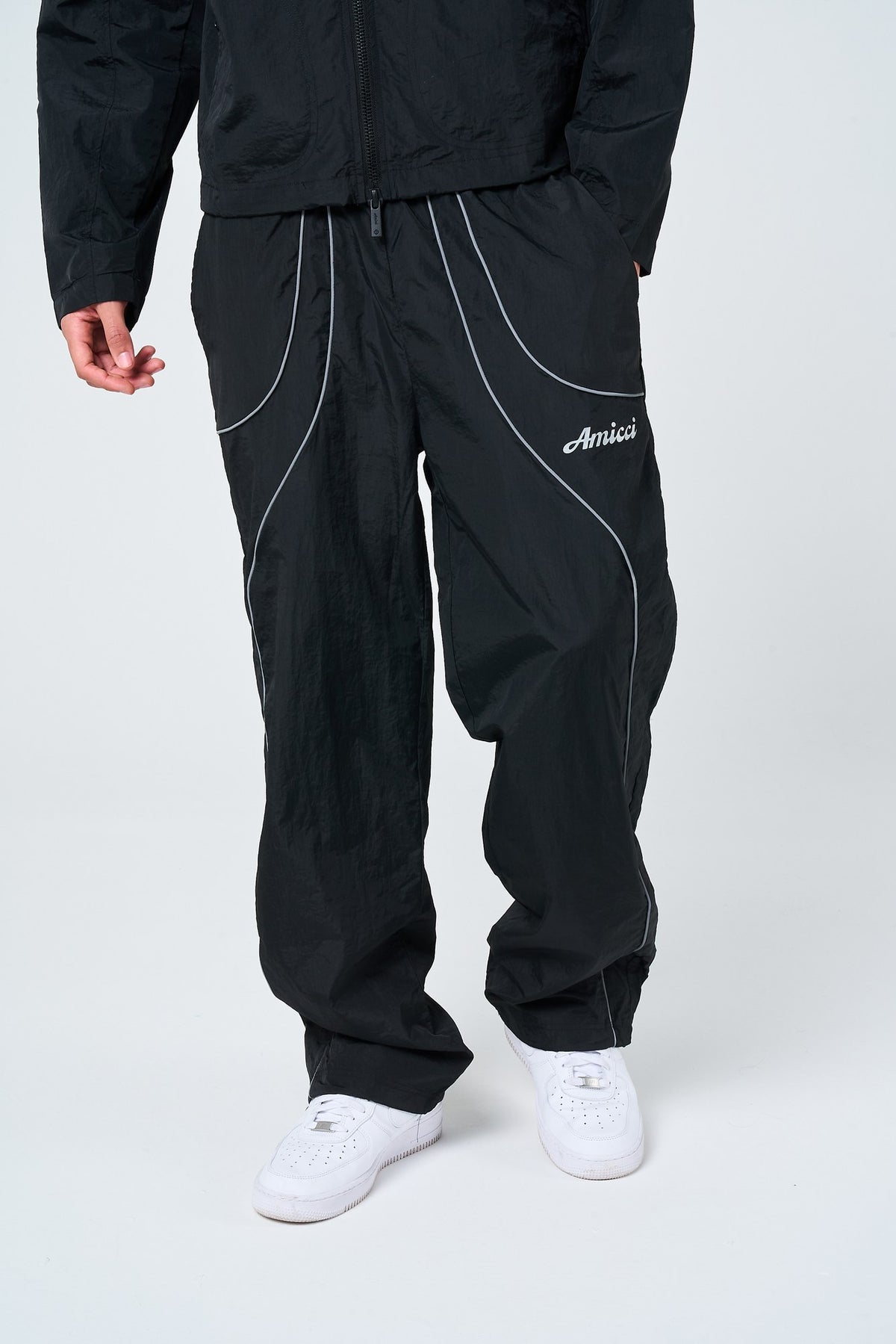 Carson Black Shell Pant