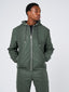 Isandro Khaki Croc Leather Jacket