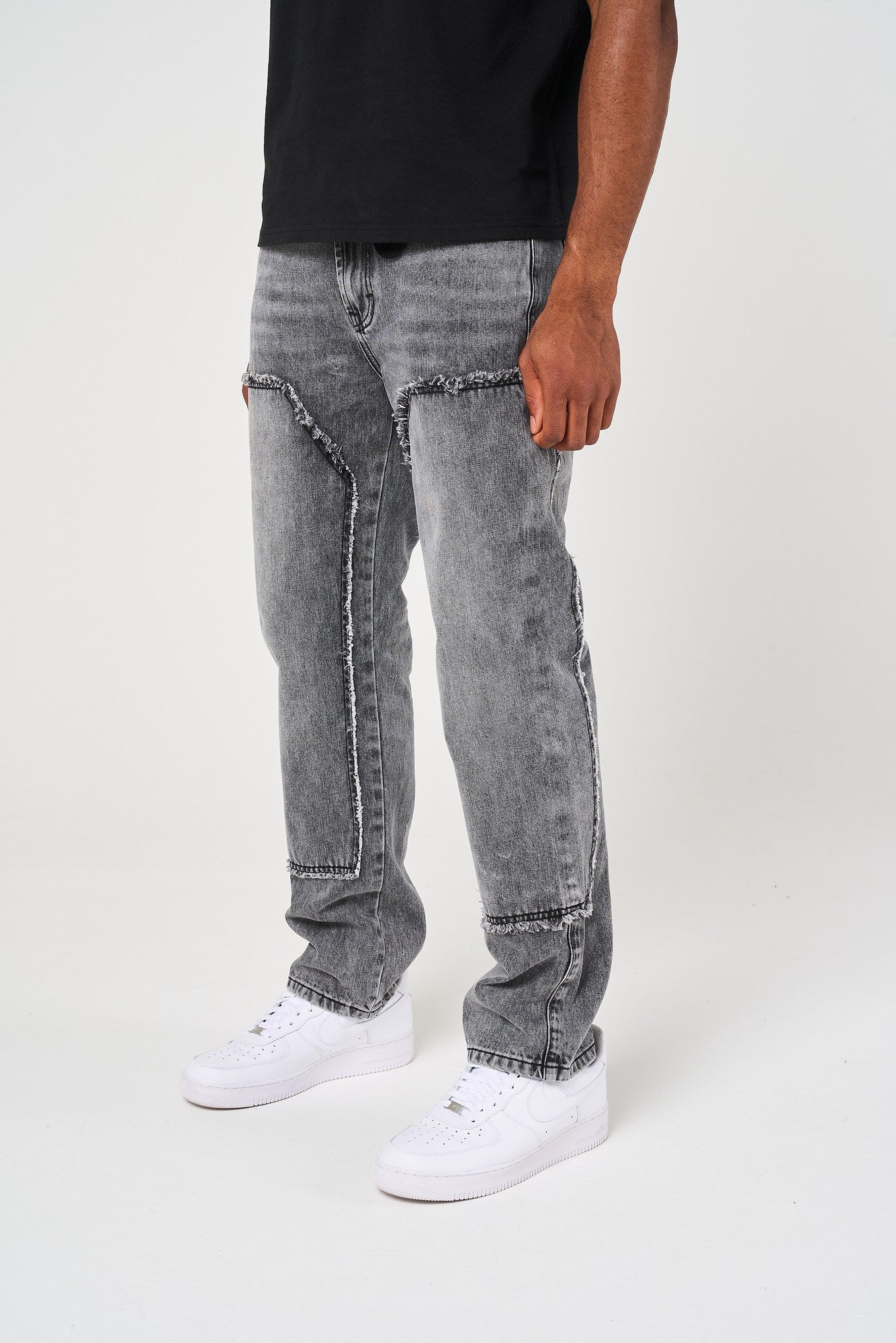 Hernan Lichtblauwe Was Jeans