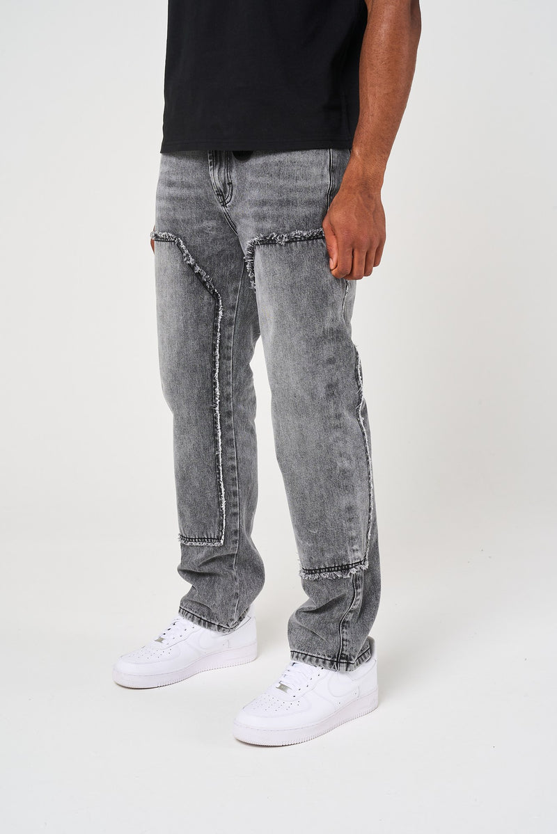 Jeans Hernan bleu clair délavé