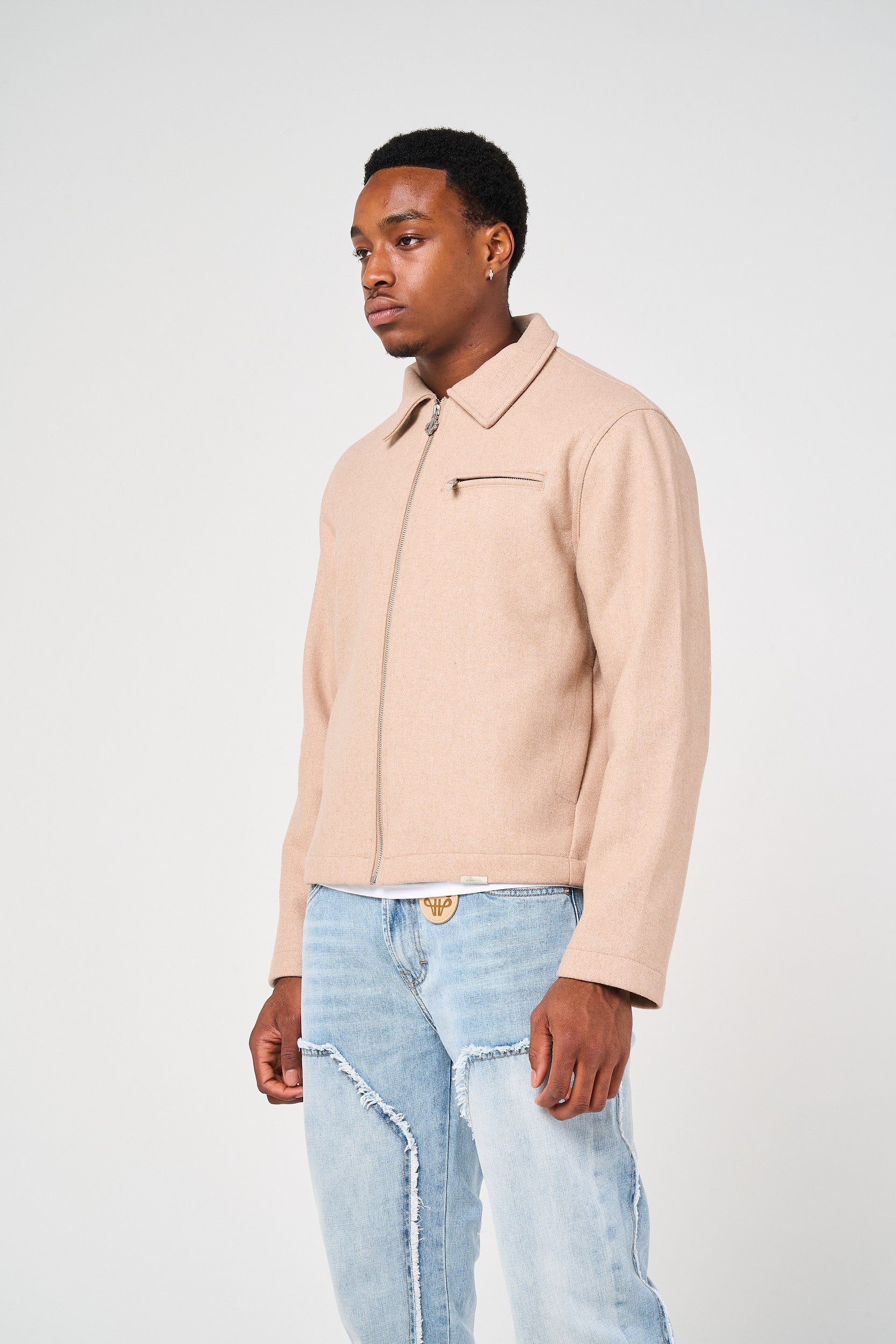 Ludlow Beige Coach Jacket