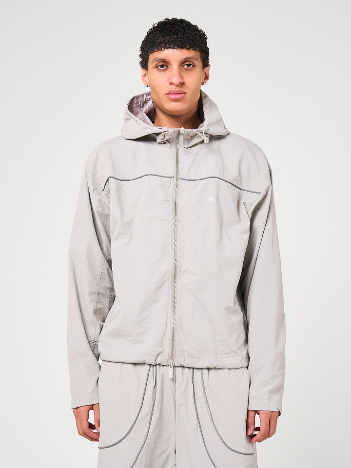 Carson Grey Windbreaker