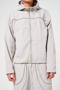 Carson Grey Windbreaker