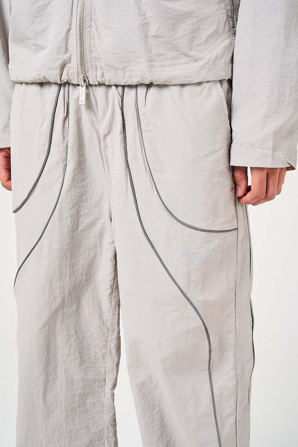 Carson Grey Shell Pant