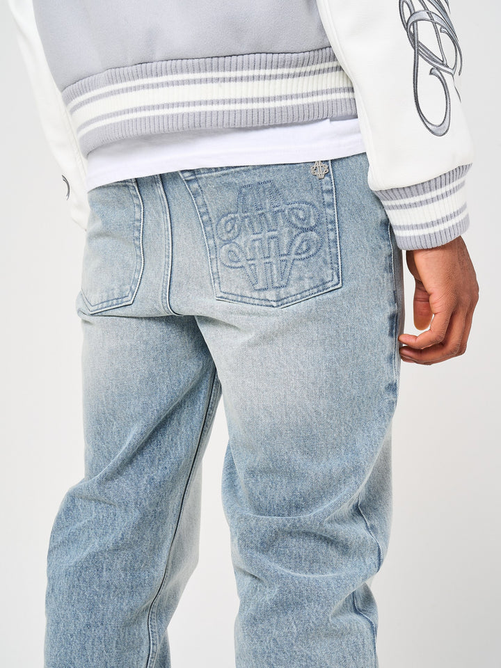 Lennox Mid Blue Straight Jean