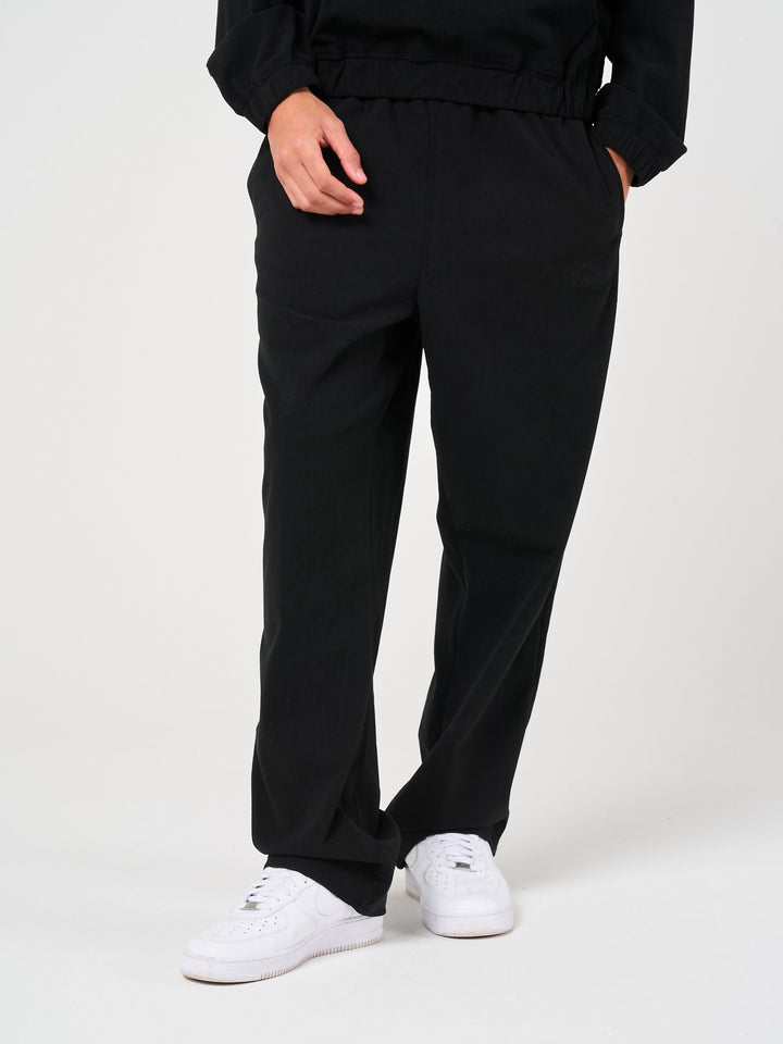 Cylinder Black Needlecord Jogger