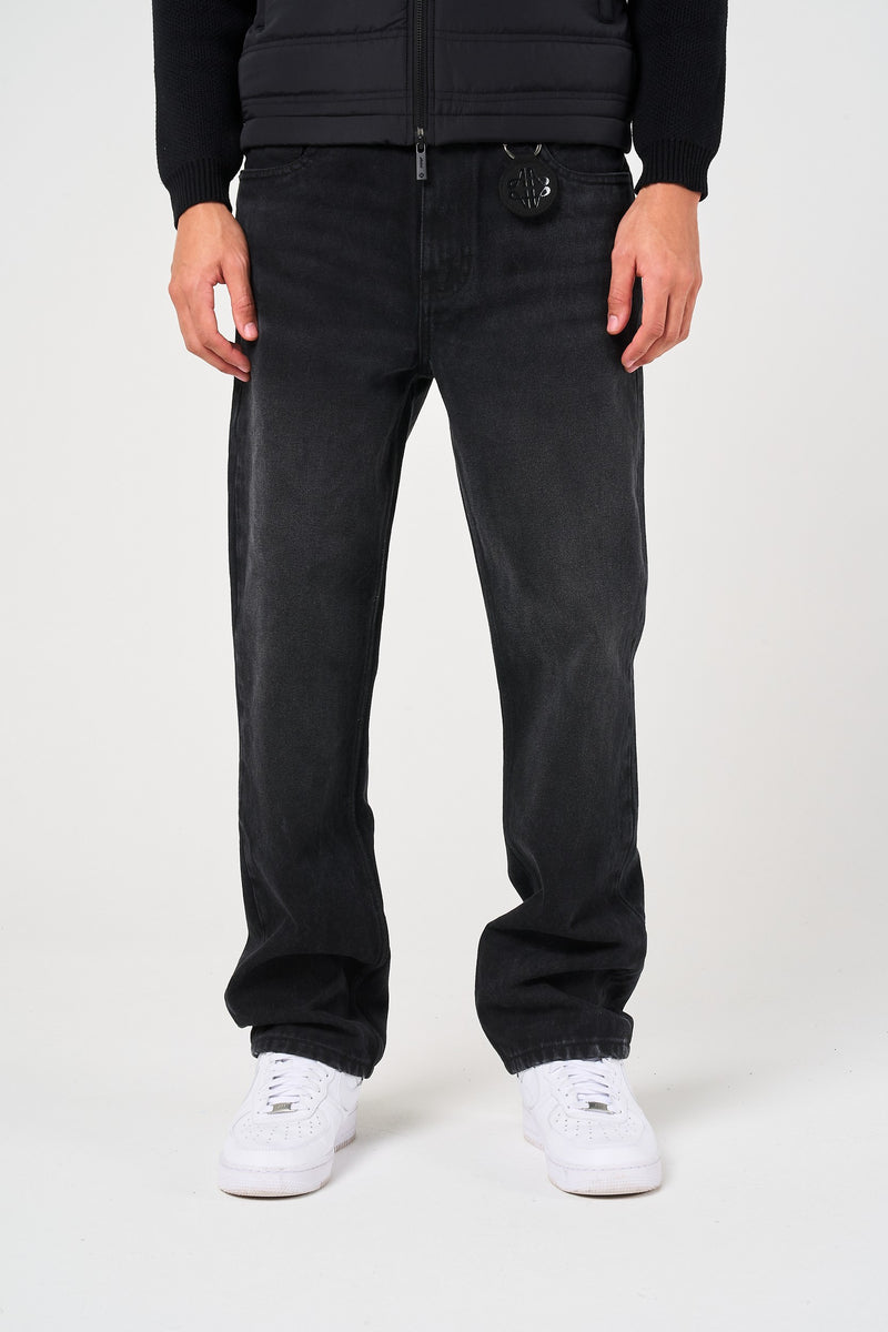 Lennox Black Straight Jean