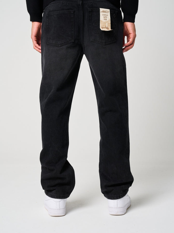 Lennox Black Straight Jean