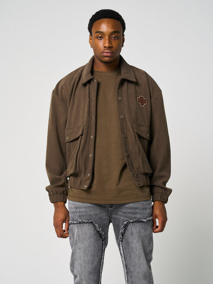 Tatum Brown Needle Cord Jacket