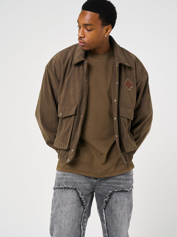 Tatum Brown Needle Cord Jacket