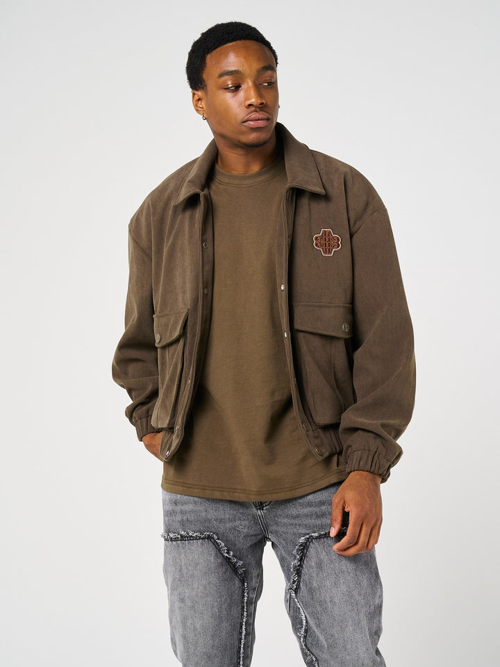 Tatum Brown Needle Cord Jacket