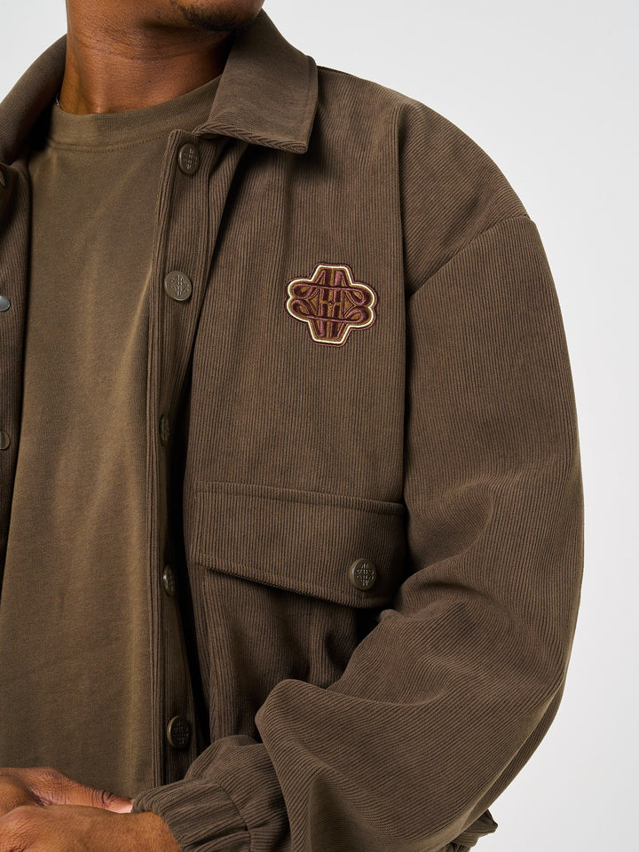 Tatum Brown Needle Cord Jacket