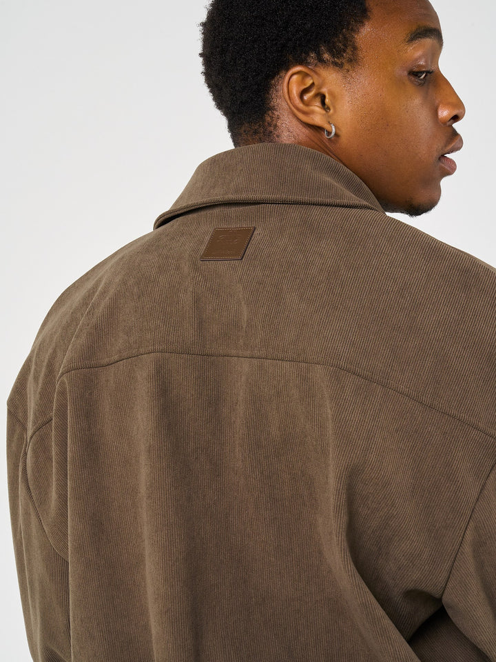 Tatum Brown Needle Cord Jacket