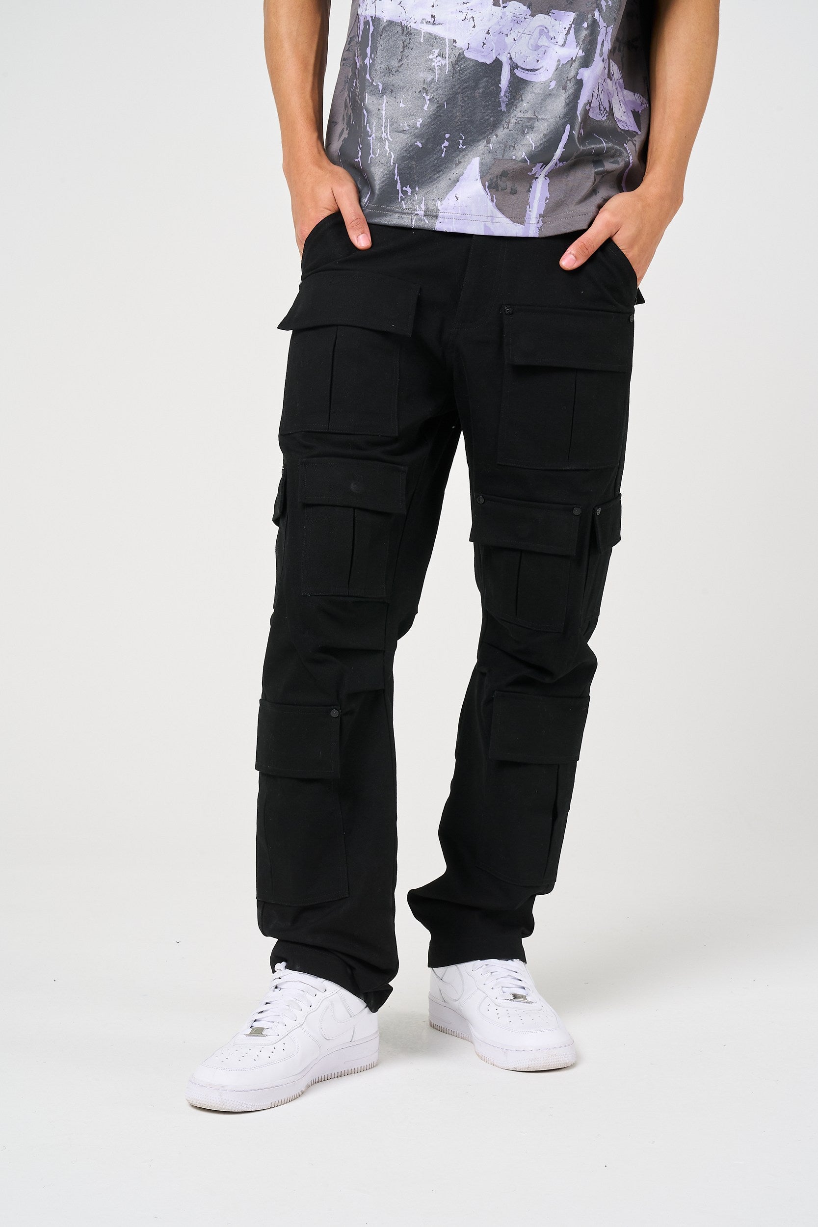 Terron Black Schwere Taschenhose