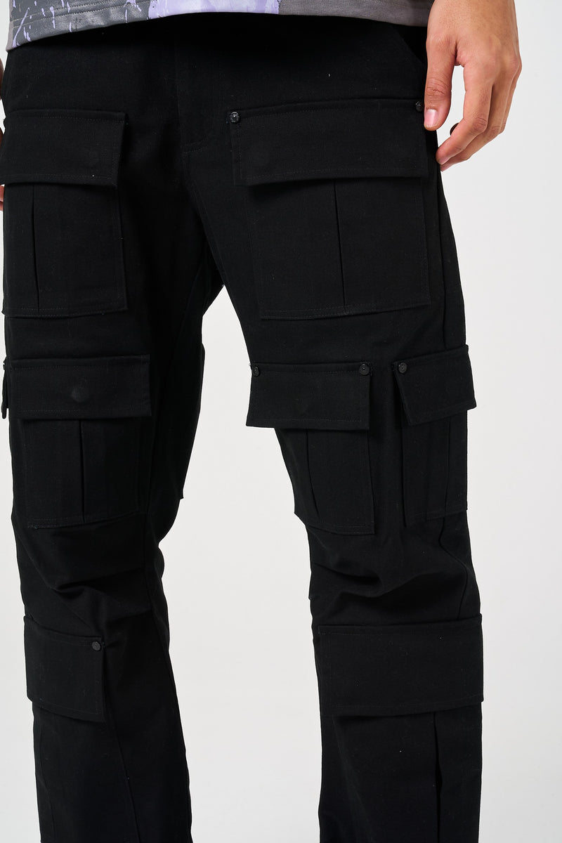 Pantalons noirs Terron à poches profondes