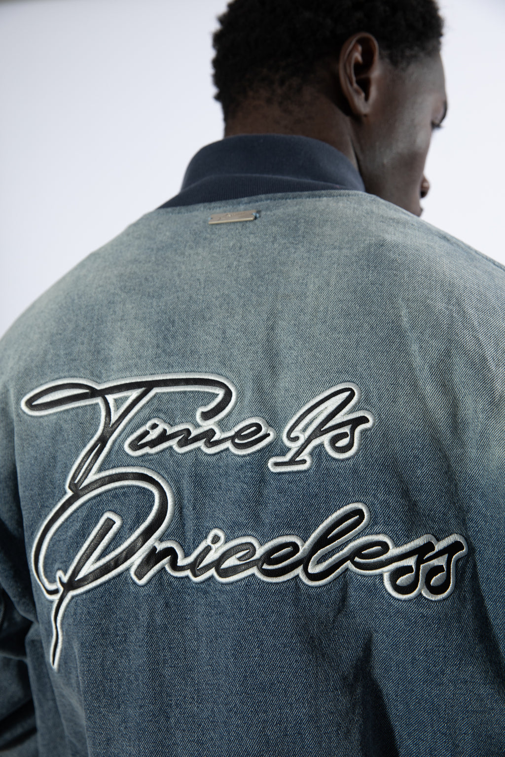 Idalia Denim Bomberjacke Blau