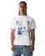 Morrandi grafisk T-shirt