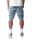 Sassari Versleten Blauwe Denim Shorts