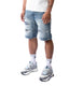 Shorts blu medio Sanko