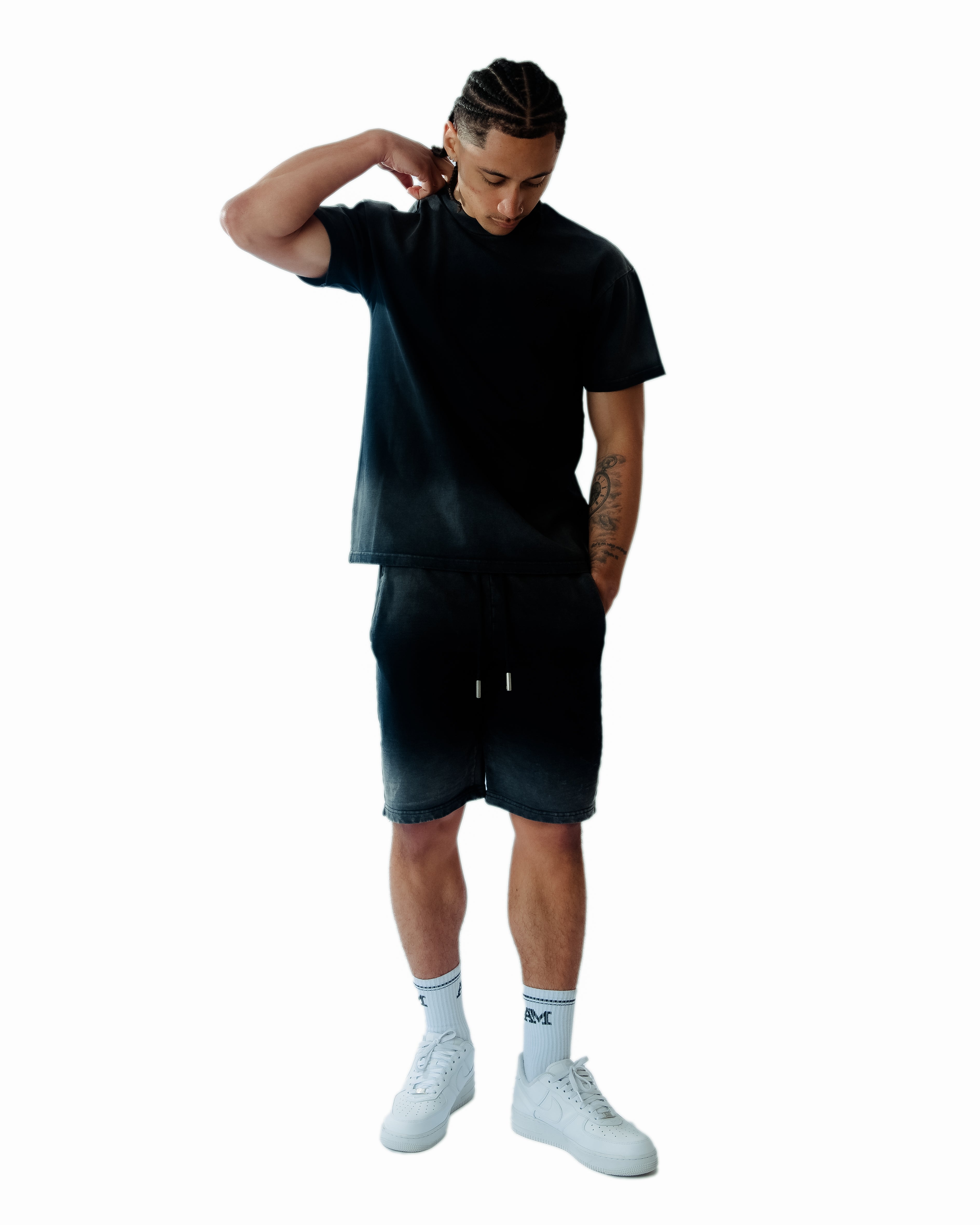 Levanto Washed Black T shirt