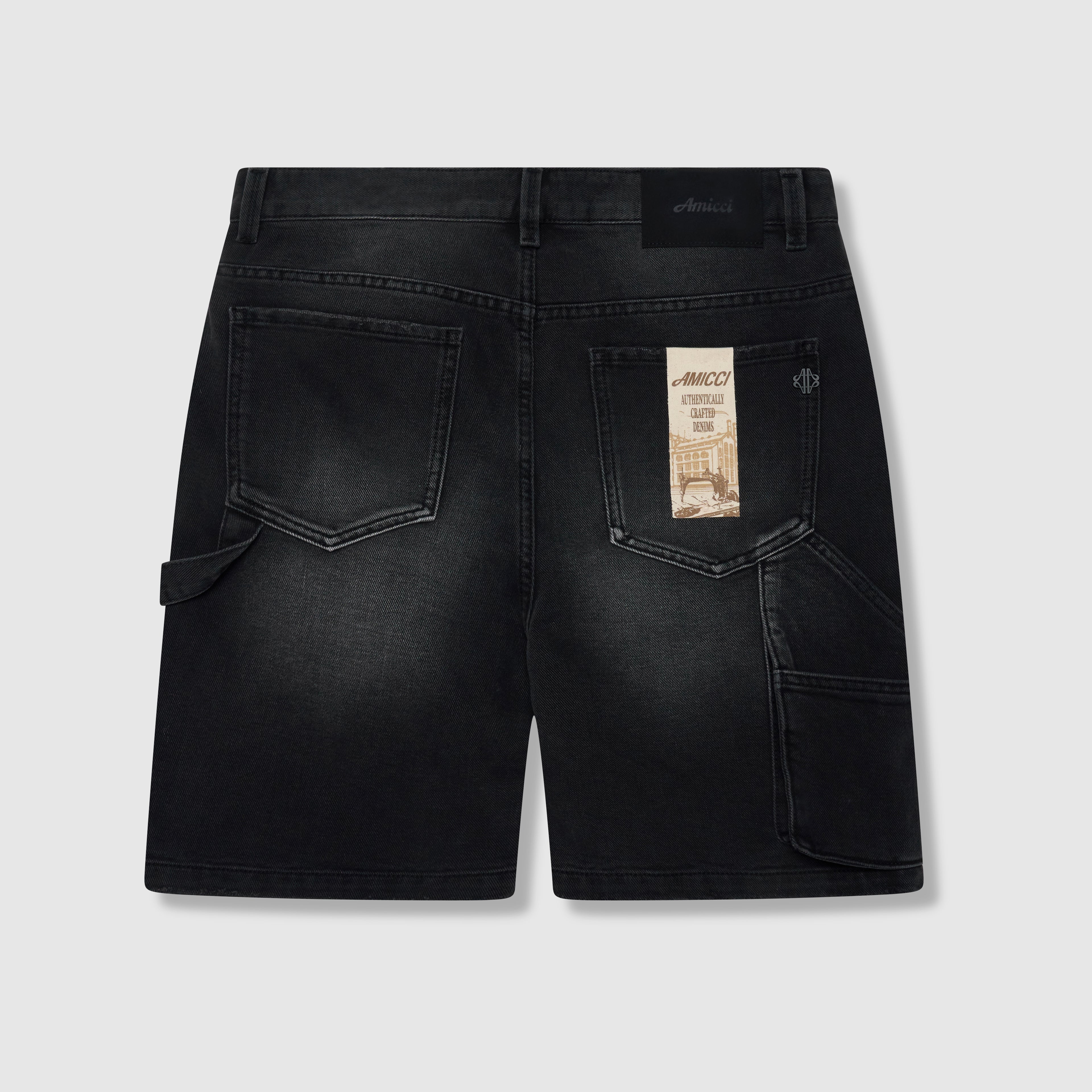 Mason Denim Shorts Black
