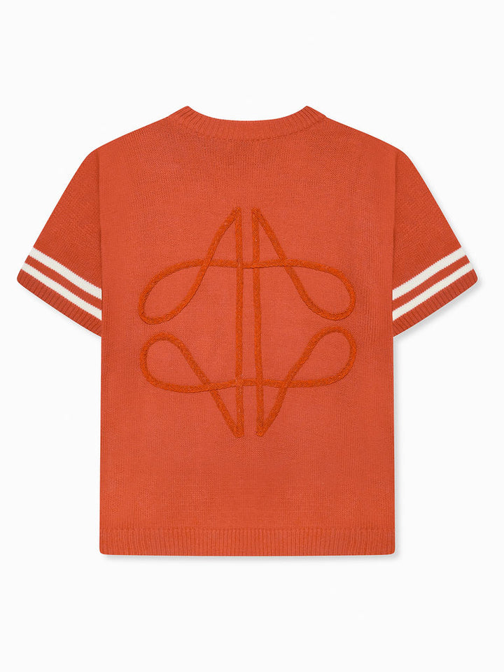 Nantes Knitted Jersey Orange