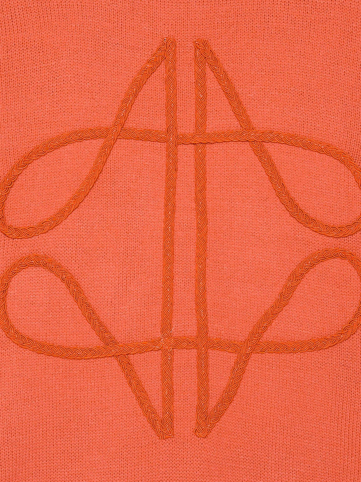 Nantes Knitted Jersey Orange