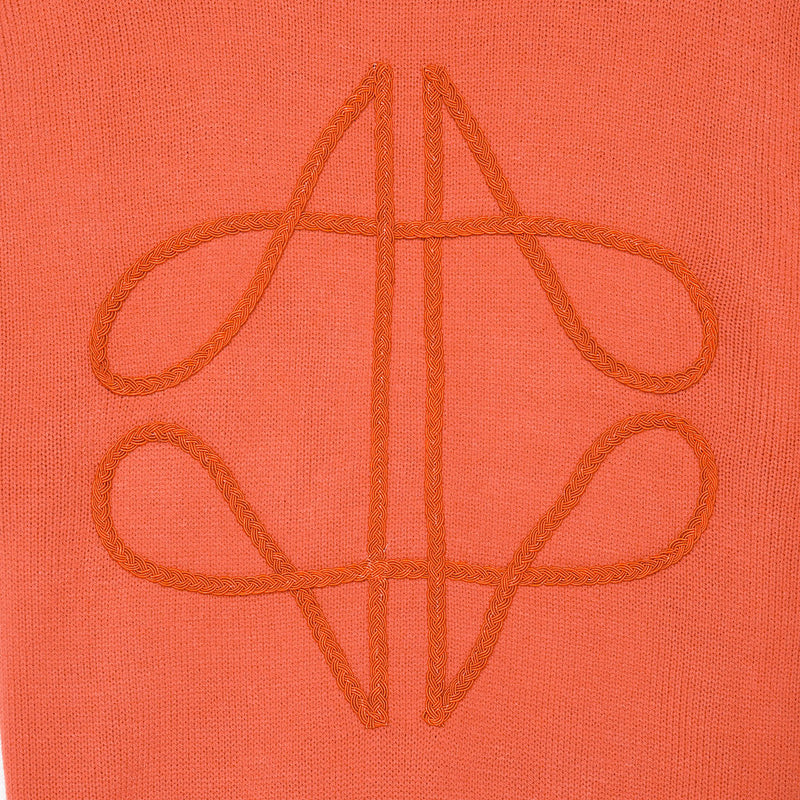 Nantes gestricktes Jersey Orange