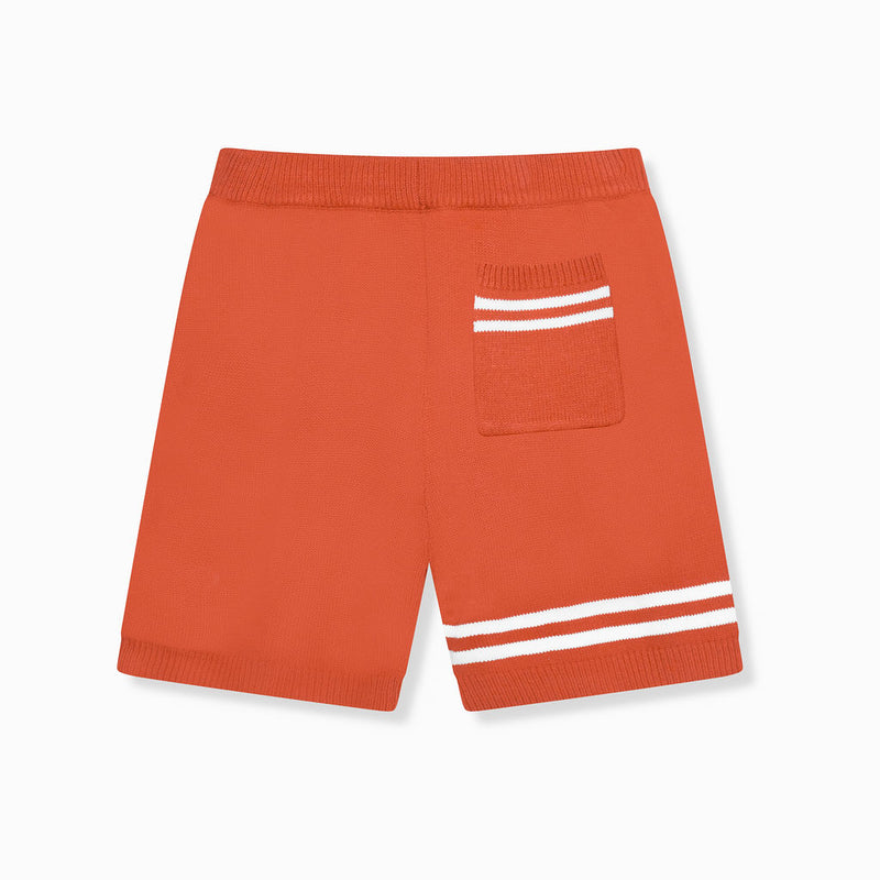 Nantes gestrickte Shorts Orange