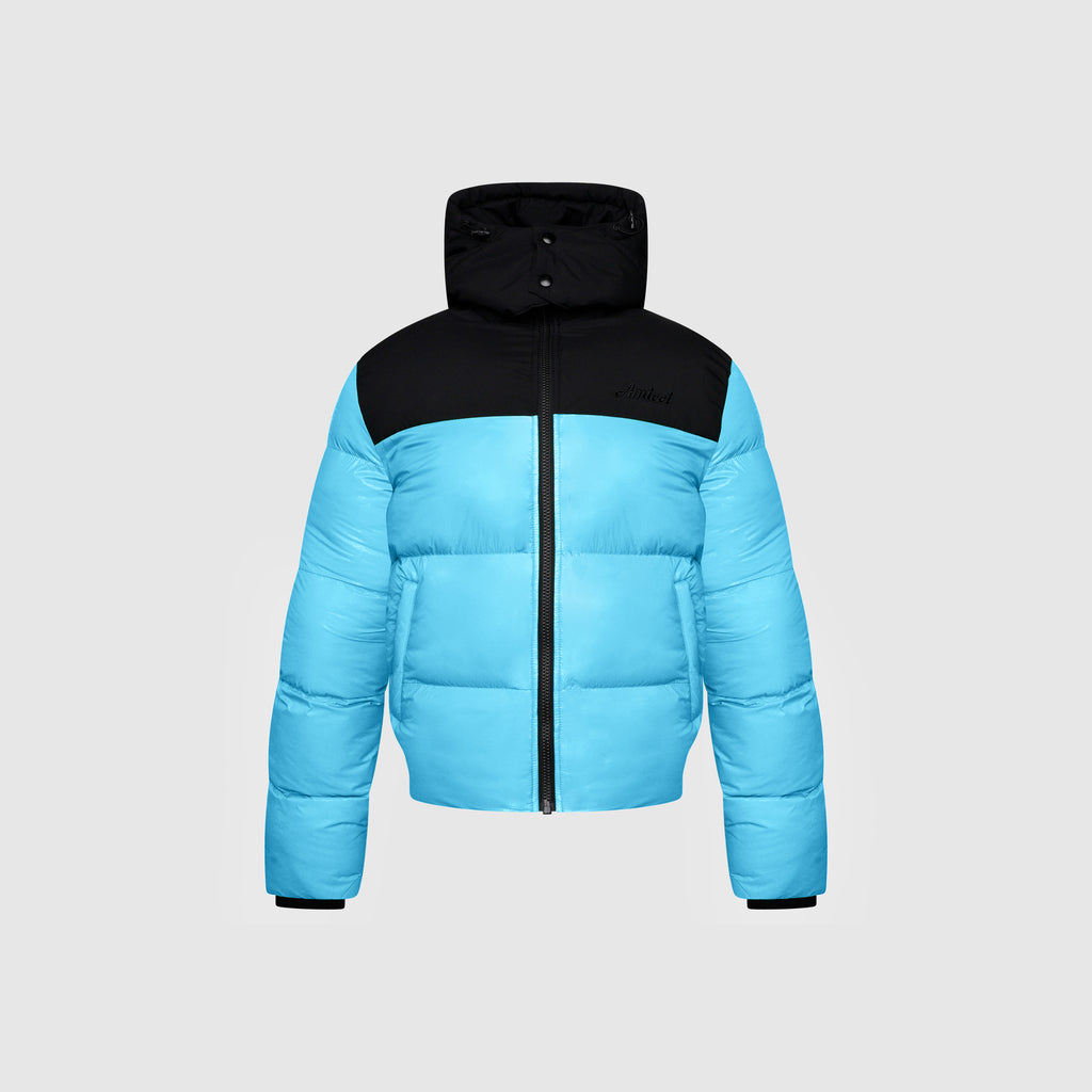 Bellezza Blaue Pufferjacke