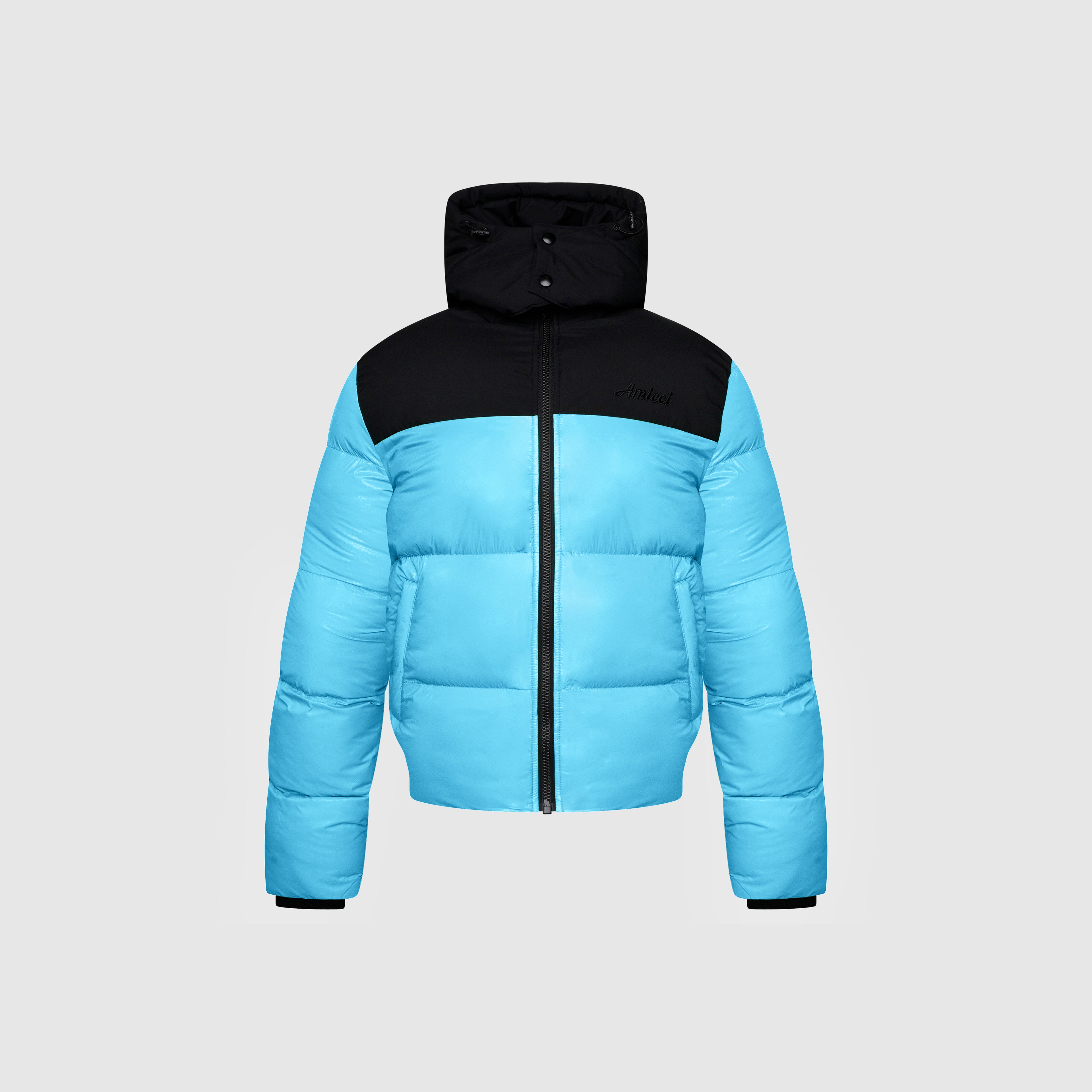 Bellezza Blaue Pufferjacke