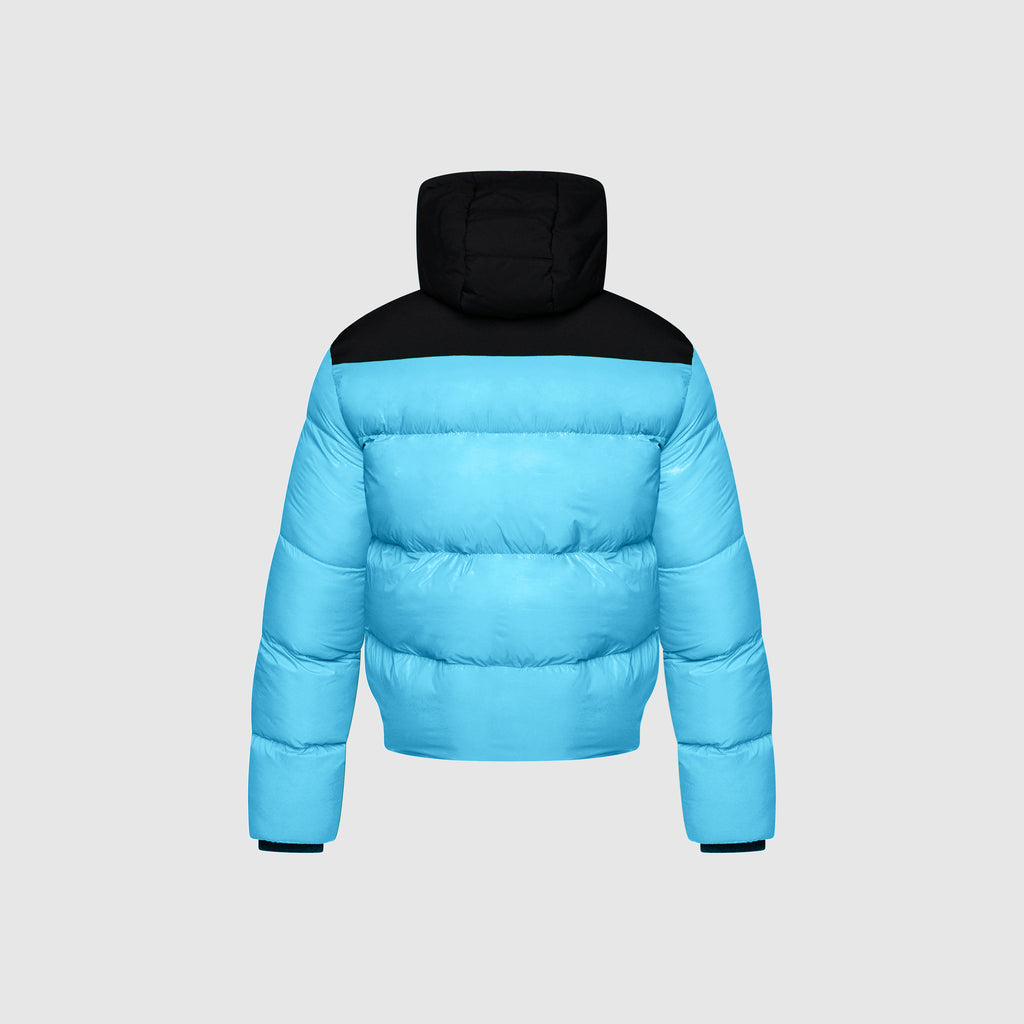 Bellezza Blaue Pufferjacke