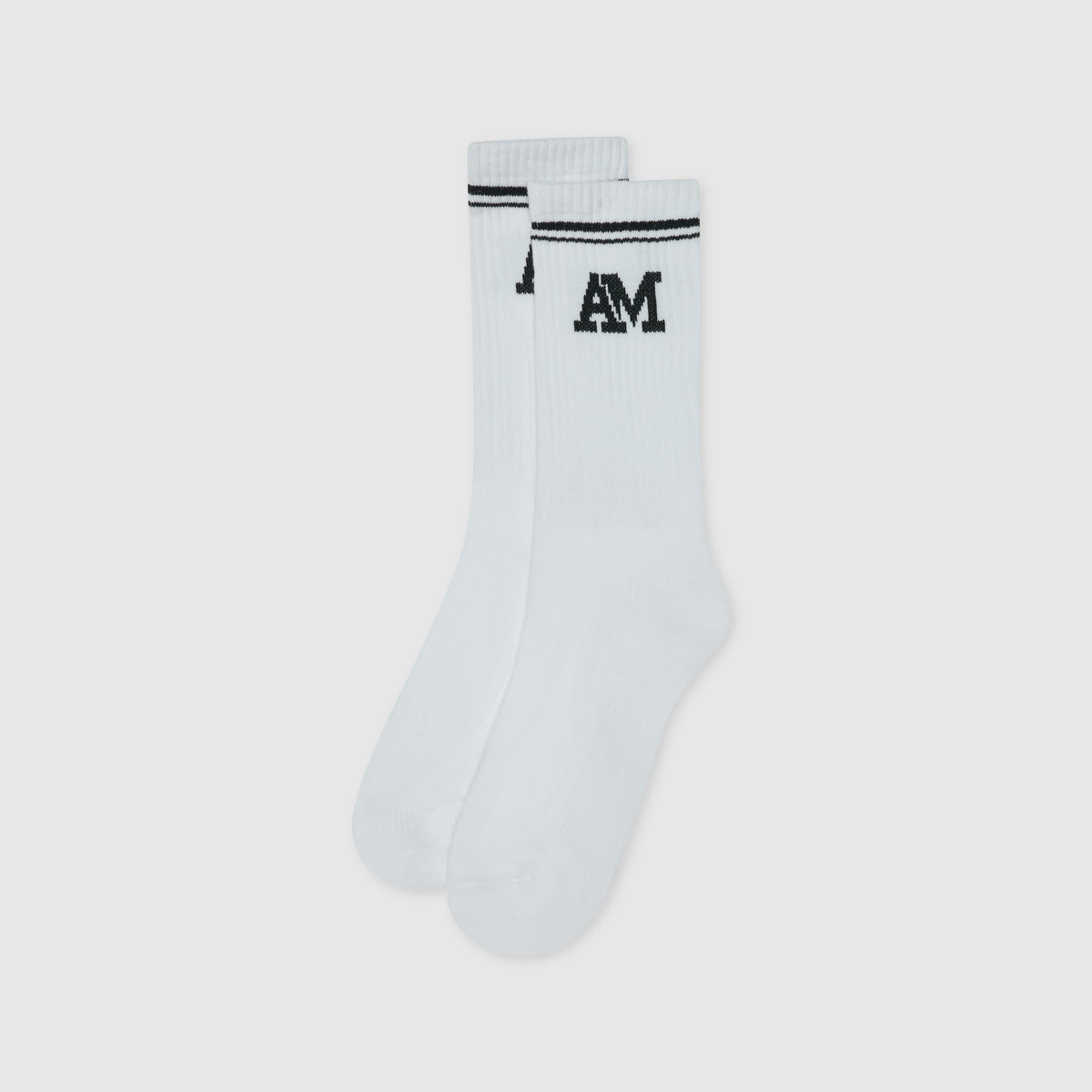 Weiße Socken mit Emblem-Logo