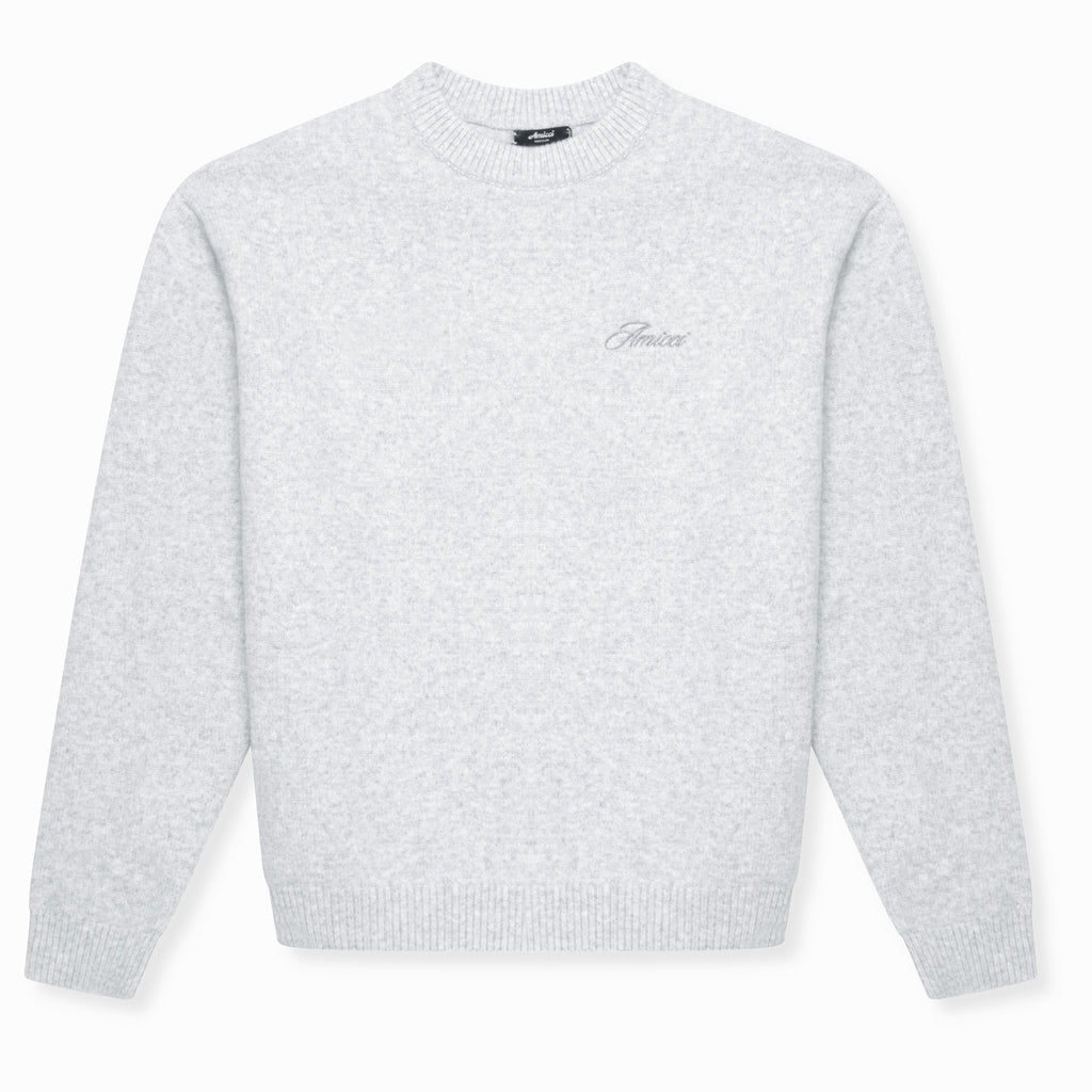 Dexter Grey Knitted Sweatshirt