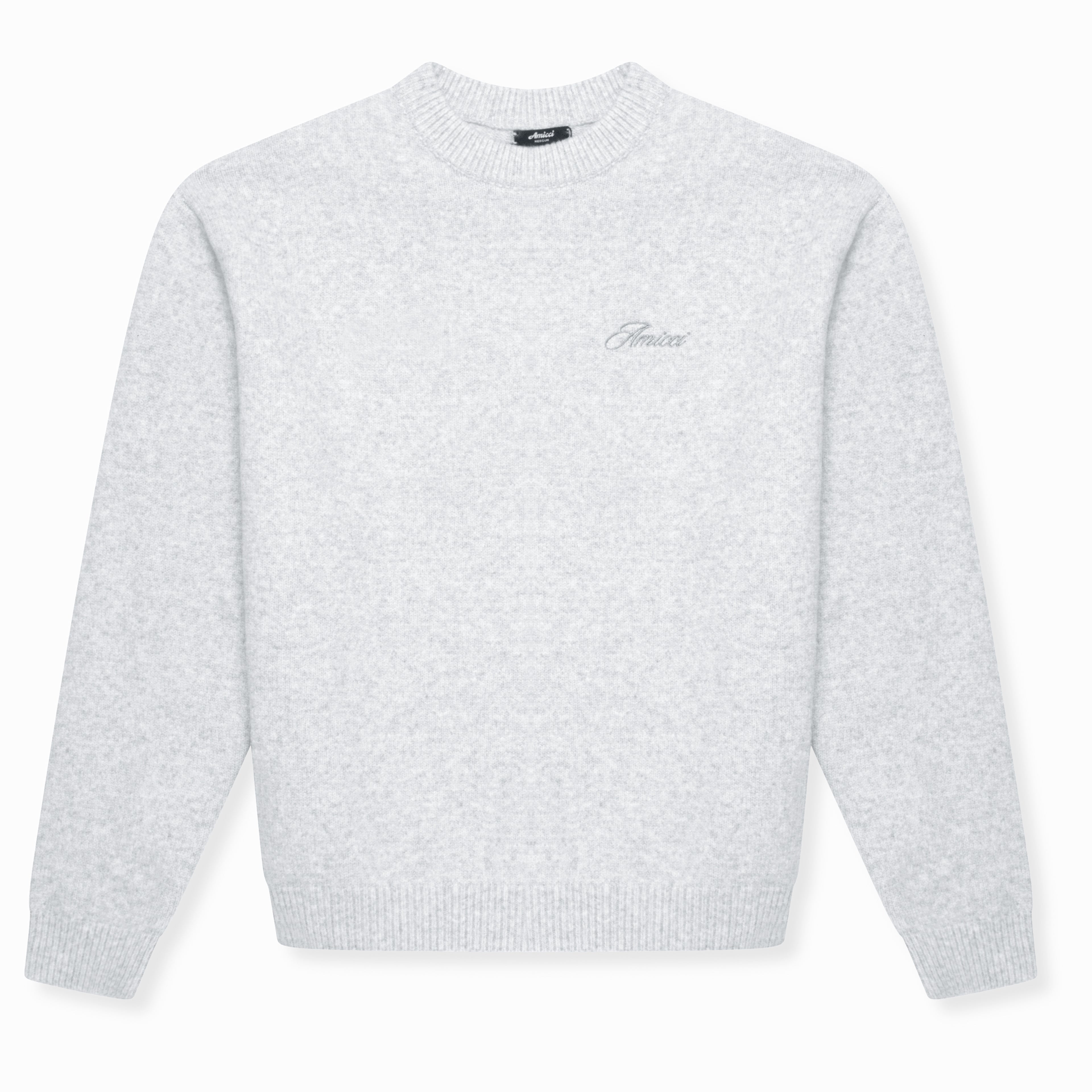 Dexter Grey Knitted Sweatshirt